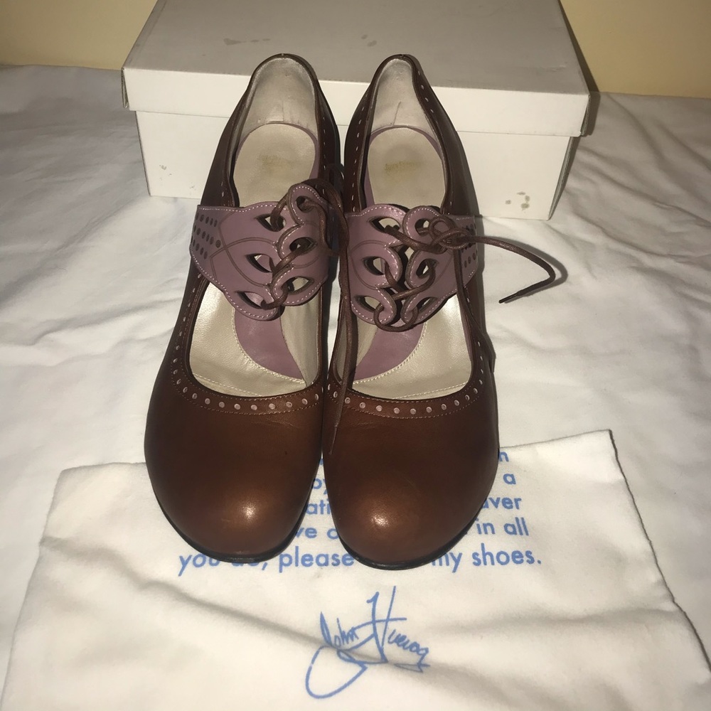 BELLEVUES MOLLIE JOHNSON LACE-UP MARY JANE HEEL